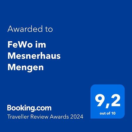 FeWo im Mesnerhaus Mengen Exterior foto
